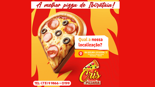 CRIS PIZZARIA | Venha saborear a melhor Pizza de Ibirataia!