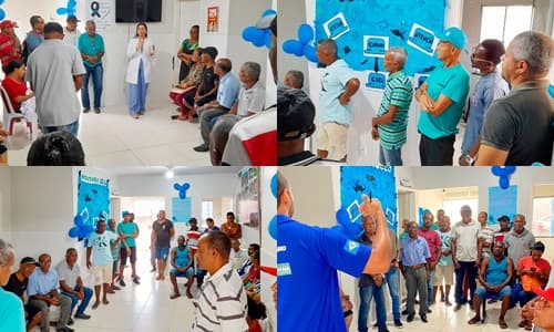 Ibirataia: Unidades de Saúde encerram Ações do Novembro Azul com Palestra e Coleta de PSA
