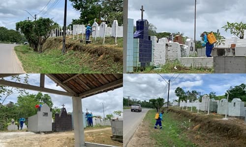 Prefeitura de Ibirataia realiza melhorias no Cemitério do Distrito de Algodão