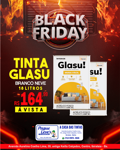 🌟 BLACK FRIDAY É NO PAGUE LEVE'S DA CONSTRUÇÃO – CASA DAS TINTAS 🌟