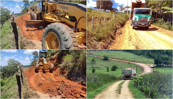 Ibirataia: Prefeitura libera estradas onde encostas tinham obstruído a passagem; confira