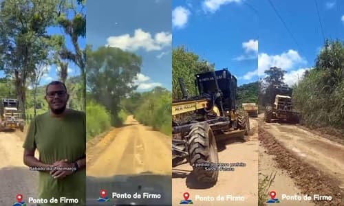 Ibirataia: Prefeitura retoma manutenção das estradas vicinais após período de chuvas