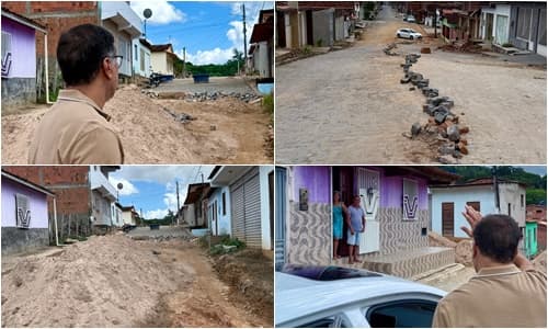 Domingo de Trabalho: Prefeito Sandro Futuca acompanha obras em Ibirataia