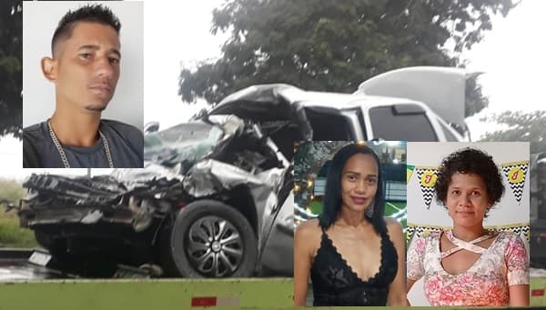 Tragédia em Itamaraju: 3 pessoas morrem em acidente de carro na curva da Sican
