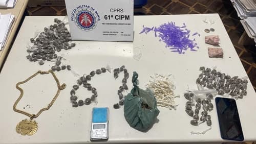 Homem é preso em flagrante com maconha e crack no distrito de Itamarati