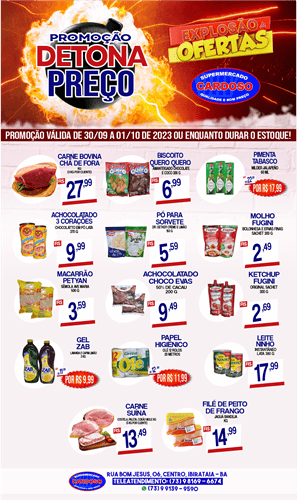 Promoção: Detona Preço no Supermercado Cardoso