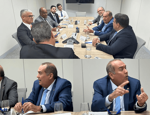 Deputado Sandro Régis participa de reunião para discutir orçamento e emendas impositivas na Bahia