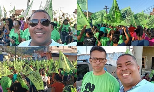 Vereador Marcos de Manoel da Ambulância Participa da 6ª Marcha para Jesus em Ibirataia