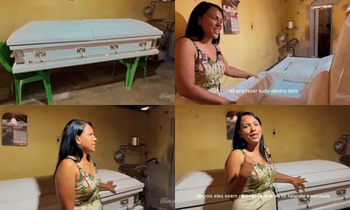 Indenização Inusitada: Mulher na Paraíba recebe "Caixão de Luxo'" após disputa trabalhista; assista o vídeo