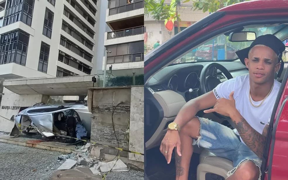 MC Biel Xcamoso, cantor de brega funk morto em acidente de carro em Boa Viagem