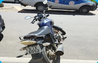 Ibirataia: Homem é preso com motocicleta com numeração do chassi suprimida