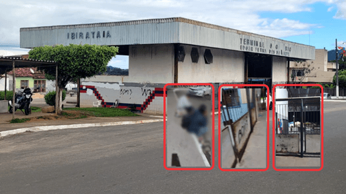 Moradores utilizam redes sociais para denunciar falta de acesso a parte interna da Rodoviária de Ibirataia; assista o vídeo