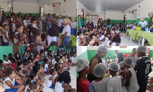 Ibirataia: Curso de Doces e Salgados do Qualifica Bahia promove aula prática enriquecedora com alunos da Escola Municipal Marlene do Rosário