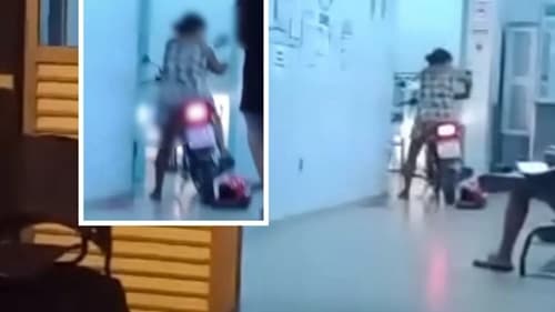Mulher sofre surto psicótico e invade UPA de Moto na Bahia