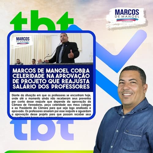 Ibirataia: #TBT – Celeridade na Aprovação do Projeto de Reajuste dos Salários dos Professores!