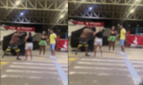 Mulher é agredida por homem com soco no rosto na Bahia