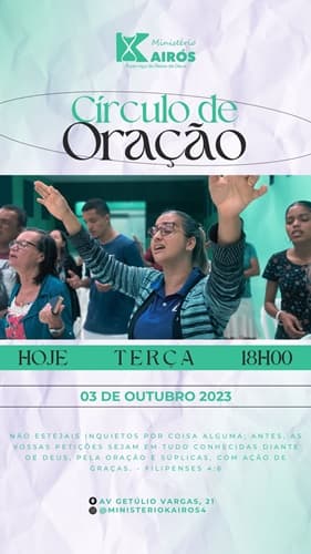 Ibirataia: Círculo de Oração nesta terça-feira, 3, a partir das 18h no Ministério Kairós