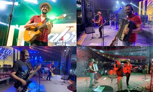 Banda Forró Cabra da Peste Anima a 3ª Noite do São João da Nossa Terra 2024 em Ibirataia