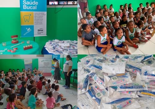 Projeto OdontoSesc leva saúde bucal às escolas de Ibirataia