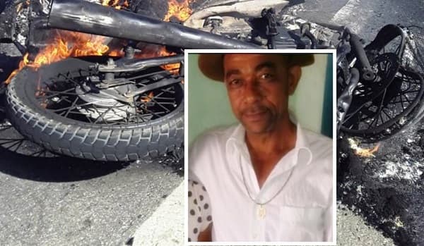 Homem que morreu carbonizado em acidente entre 2 motos é identificado.