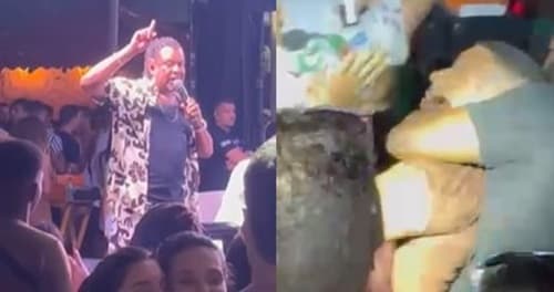 Homem é acusado de provocar briga e xingar Compadre Washington