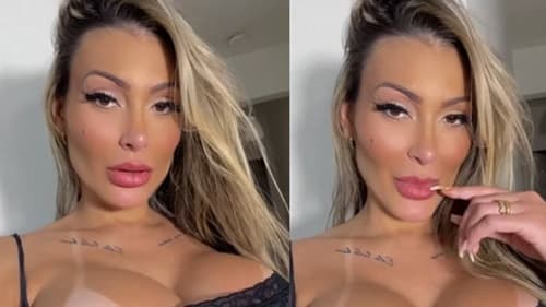 Andressa Urach desabafa sobre viver de conteúdo adulto: "Dou muito minha..."