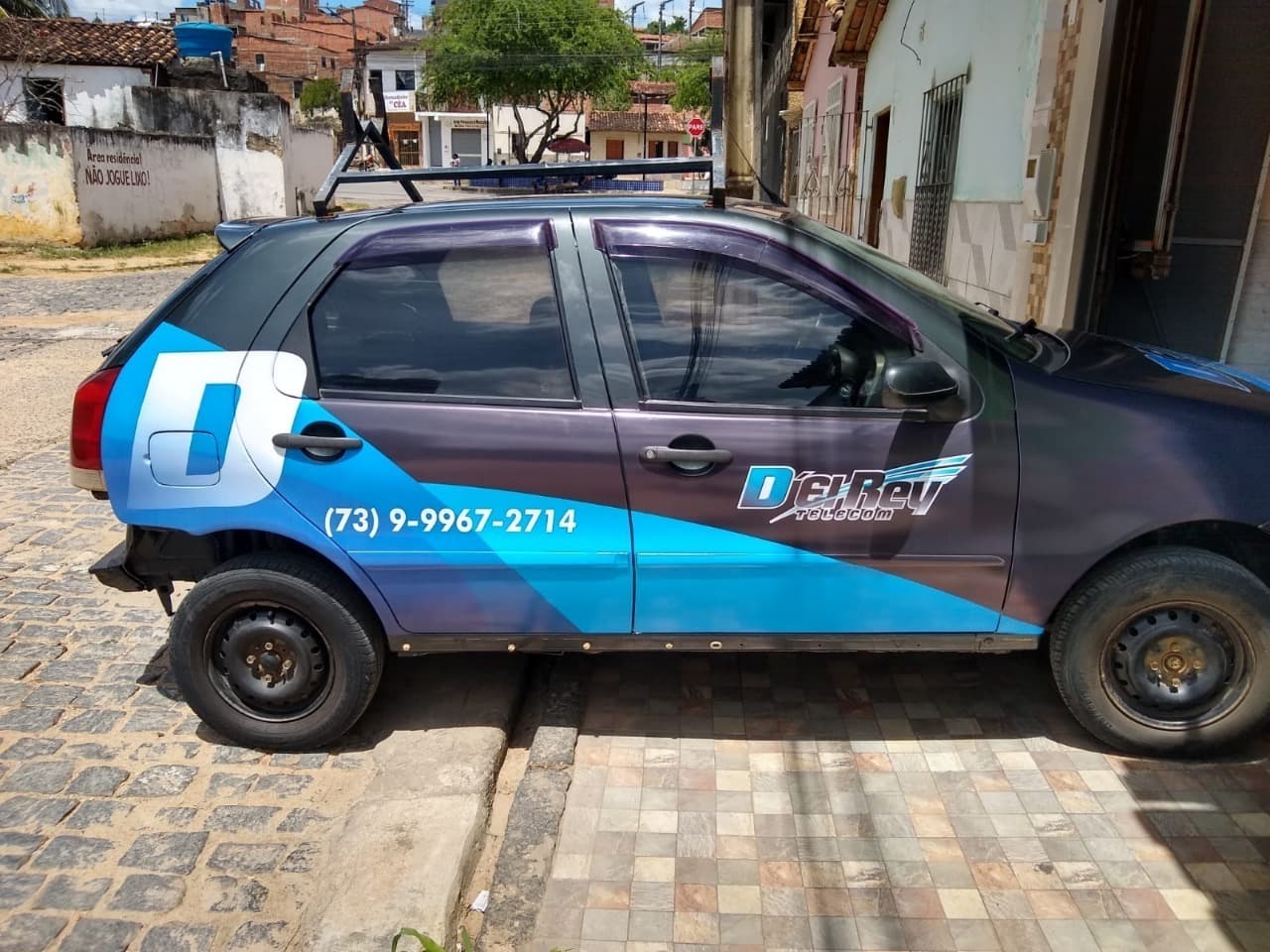 Ibirataia: Carro da D´El Rey Telecom é tomado de assalto na zona rural do Riacho Dantas 2