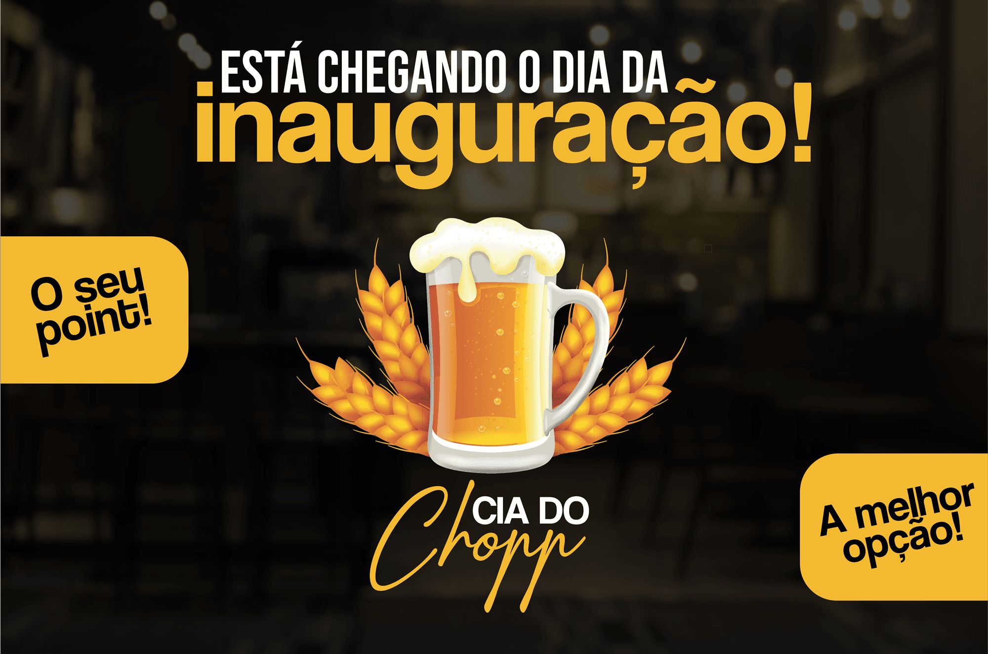 Está chegando a inauguração da Conveniência Cia do Chopp em Ibirataia! Aguardem!