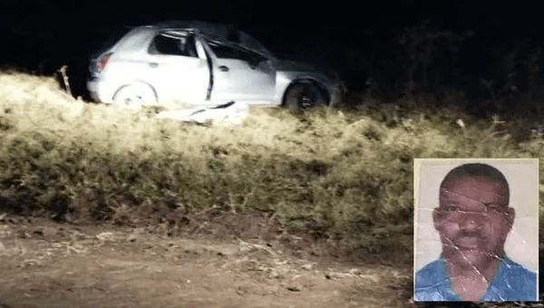 Passageiro de 48 anos morre após carro capotar na Bahia