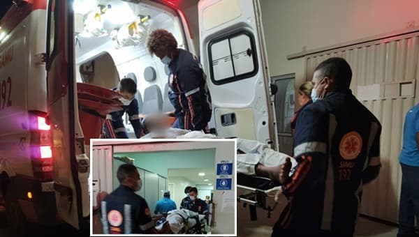 Jovem com 6 travestis é atacado com facada no umbigo por uma delas, está em estado grave