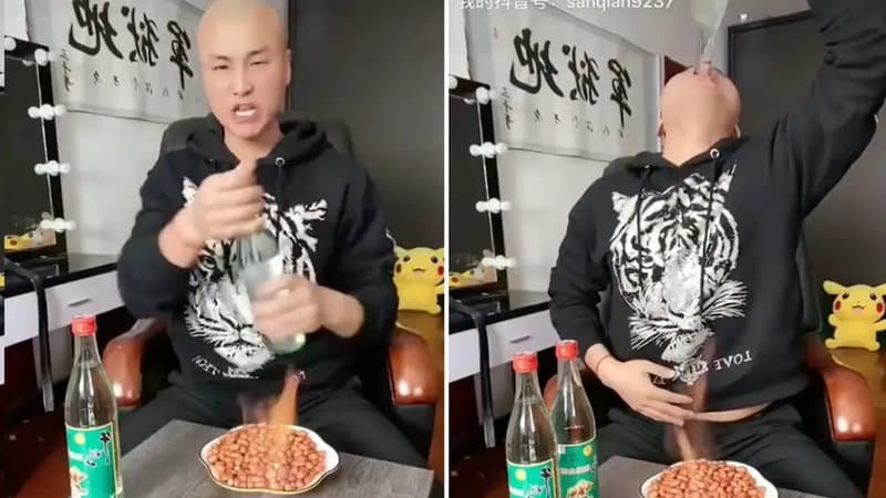 Influenciador morre após beber quatro garrafas de vodca em live