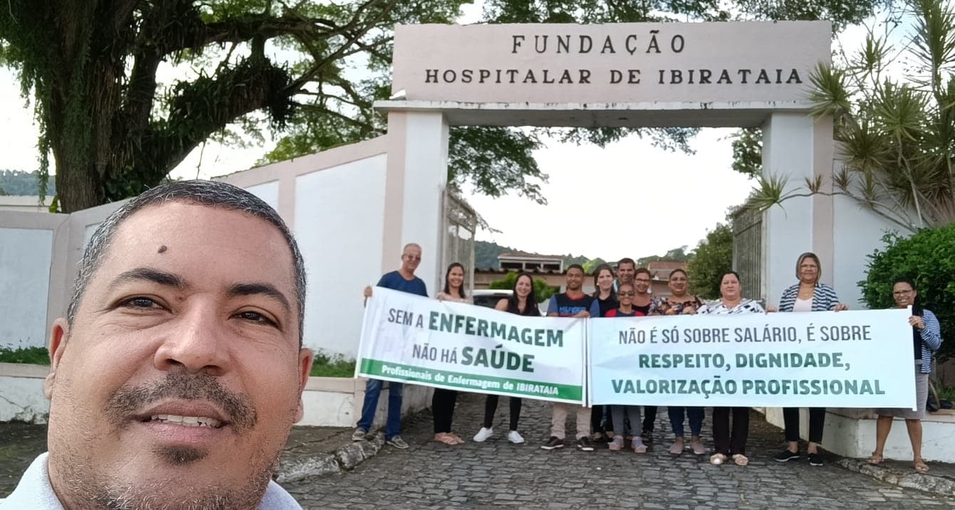 Ibirataia: Marcos de Manoel e Sindservi apoia greve de Enfermeiros, auxiliares e técnicos de enfermagem pelo piso salarial da enfermagem