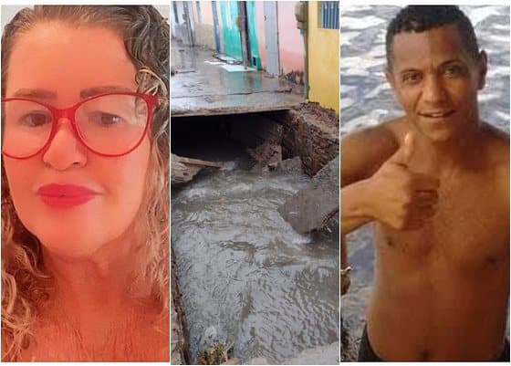 Servidora pública e pedreiro morrem após serem arrastados por forte chuva em Itaberaba