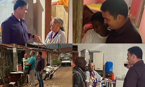 Ibirataia: Sempre no meio do povo: Pré-candidato a prefeito Juca Muniz visita moradores do bairro João Paulo