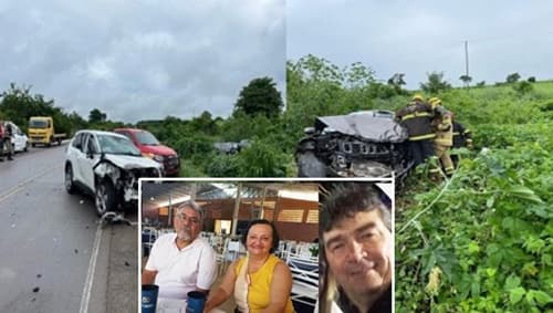 Acidente entre Toyota e Jeep Compass deixa 3 pessoas de Guanambi mortos na MGC-135