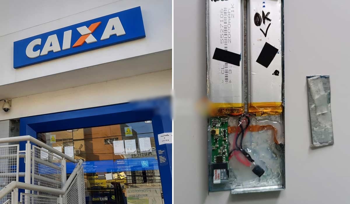PM apreende 'chupa-cabra' em caixa eletrônico da Caixa Econômica