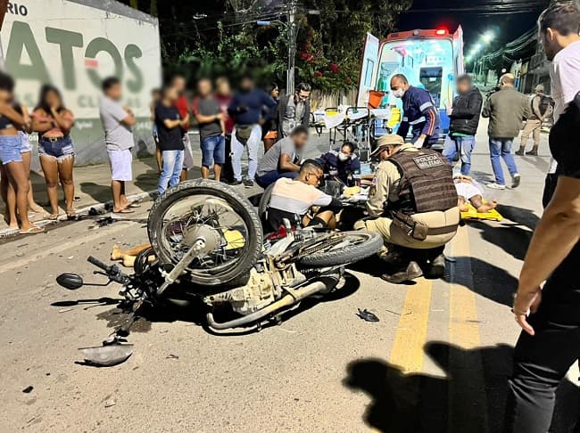 Morre segunda vítima de acidente com motos no centro de Ipiaú