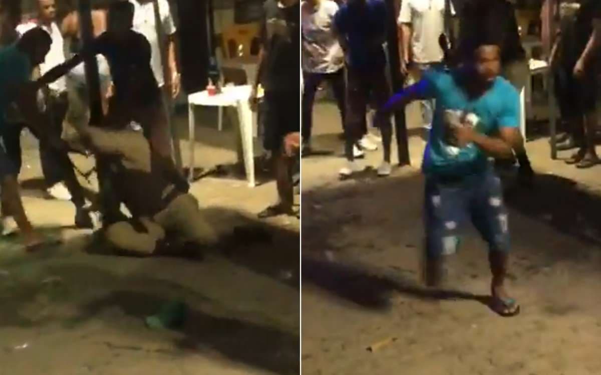 Policial militar é agredido durante festa em Paratinga na Bahia; assista o vídeo