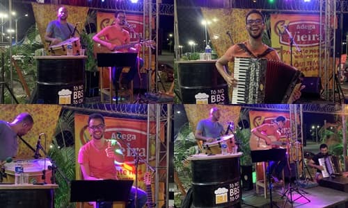 Noite inesquecível com Fagner Leite no Bar’Bossa Pesticaria em Ipiaú