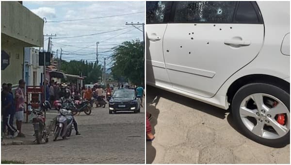 Pai é morto e filho fica ferido a tiros nesta tarde na região de Jacobina