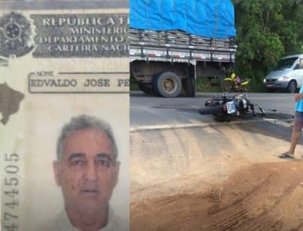 Ipiauense morre em acidente na BR-101 em Presidente Tancredo Neves