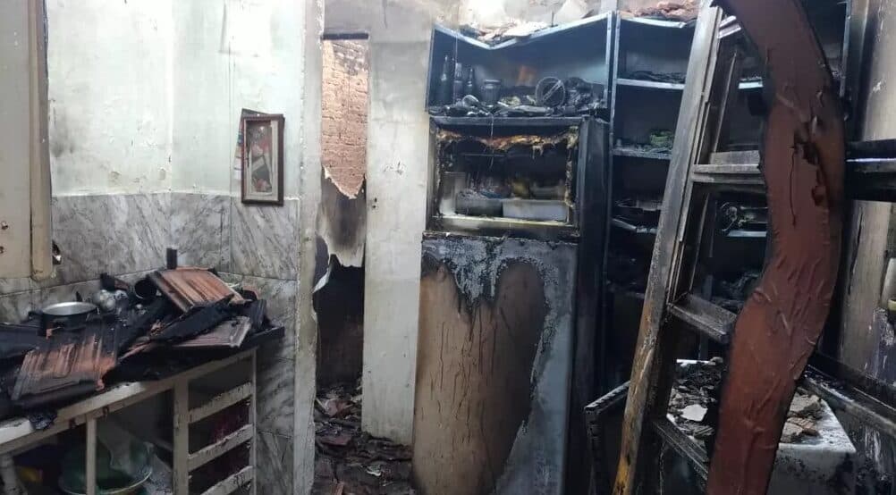 Homem toca fogo em casa de ex-mulher em Canarana após discussão