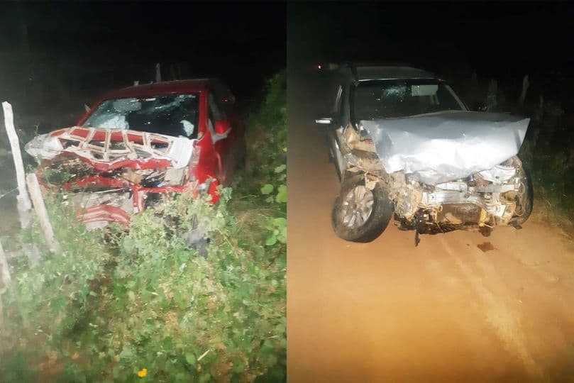 IPUPIARA-BA: Colisão entre carros deixam 2 pessoas feridas na BA-156