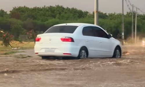 Após atingir 35ºC, cidade de Irecê registra chuva forte