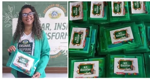 Ibirataia: Ação e Compromisso; Vereador Márcio Fatel e a Distribuição de Kits Escolares