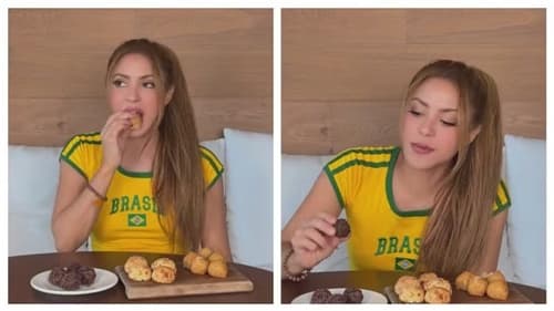 Shakira prova comidas brasileiras antes de show no Rio e viraliza nas redes