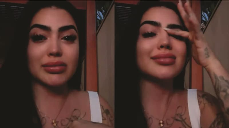 MC Mirella chora após ter endereço vazado na internet e relata preocupação com segurança