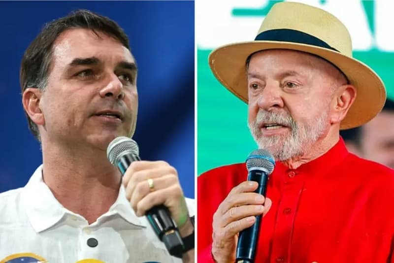 Pesquisa Quaest mostra Flávio Bolsonaro com 45% e Lula com 44% no segundo turno