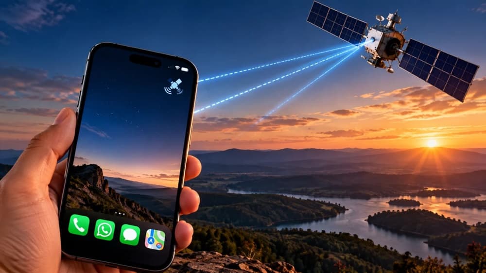 Vivo Satélite conecta celulares à Starlink em áreas sem sinal de telefonia móvel
